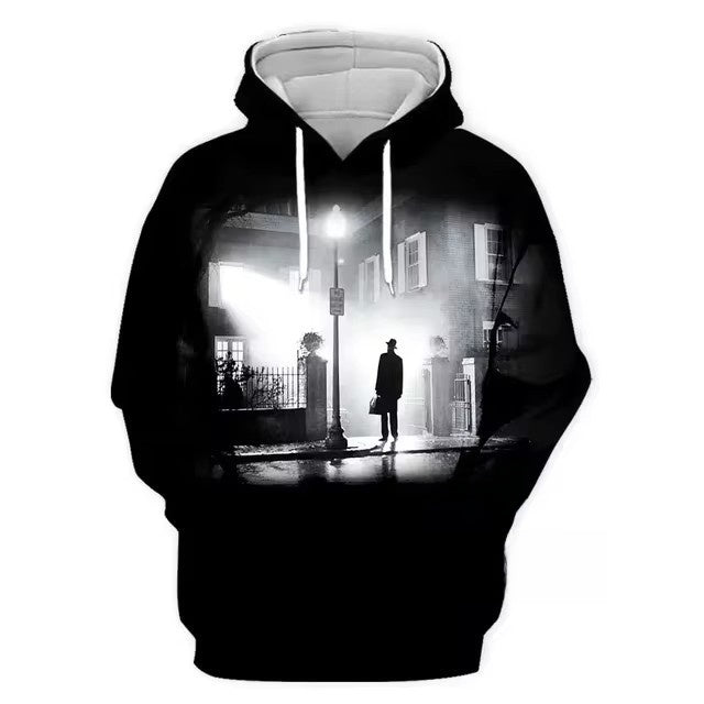 3d digital printing street men's crown sweatshirt