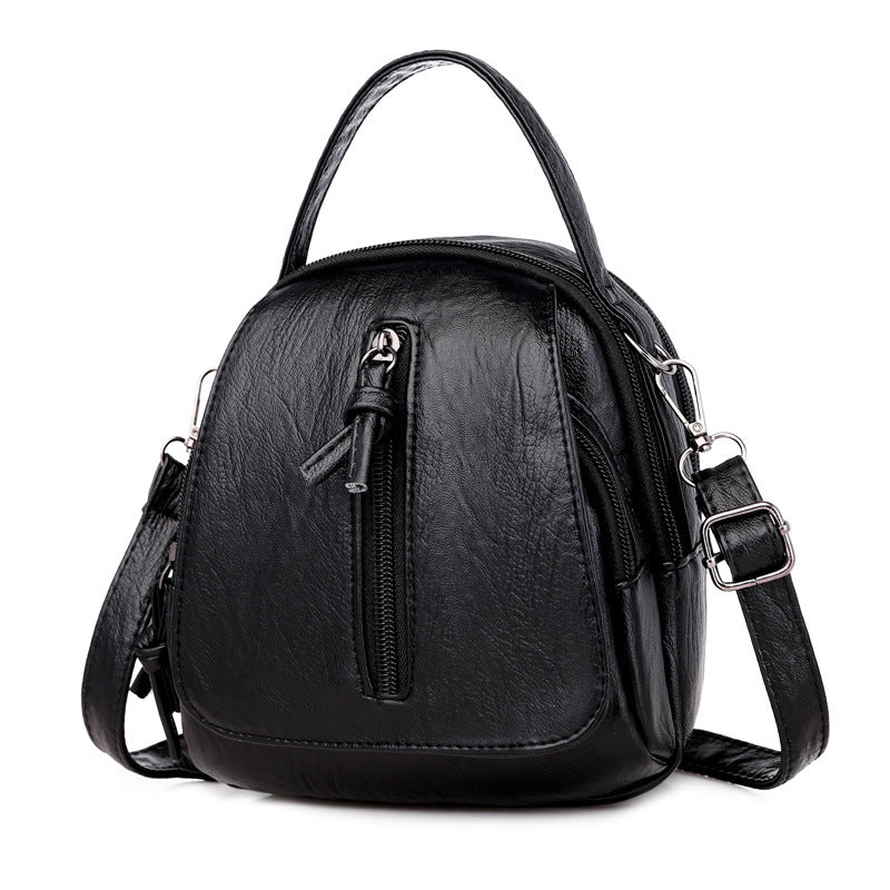 Womens Soft Leather Crossbody Bag