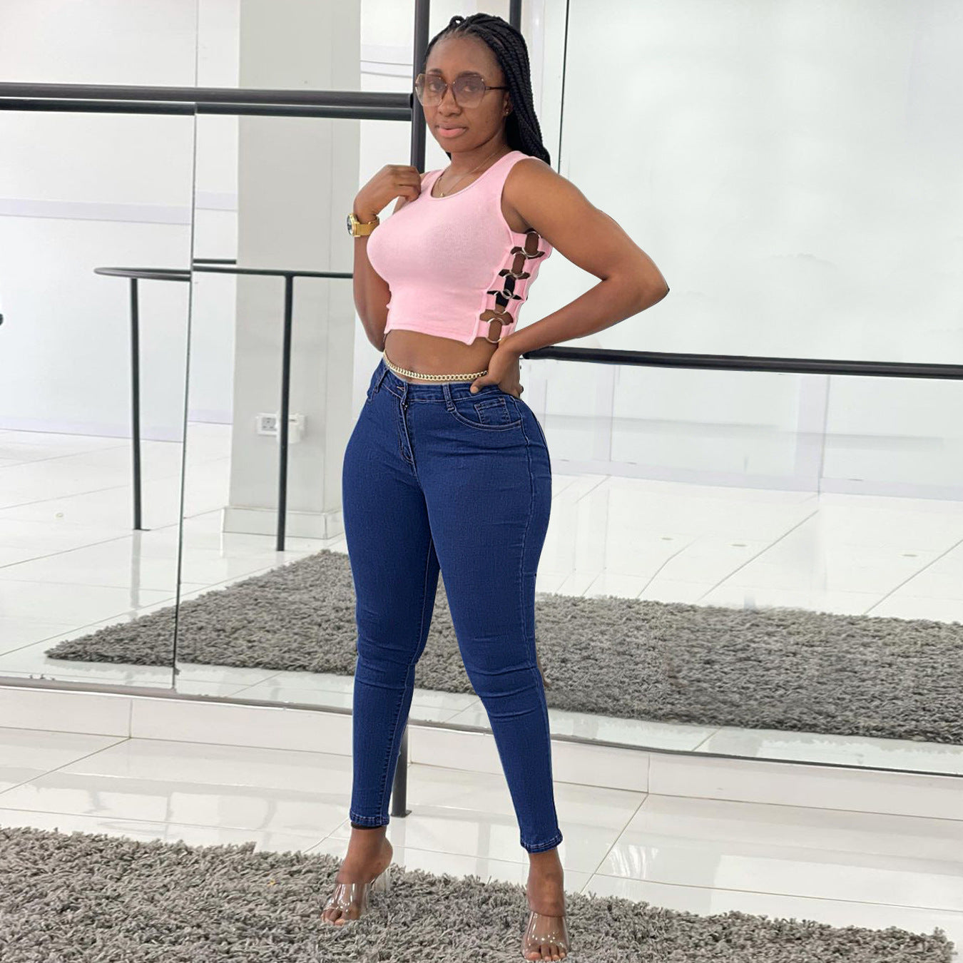 Jeans, falda lápiz para mujer 