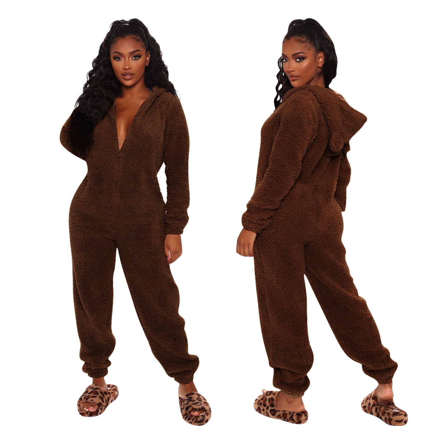 Plush Jumpsuit Loungewear