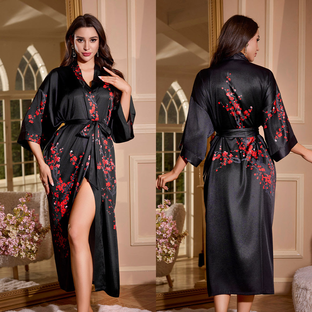 Womens Ice Silk Nightgown