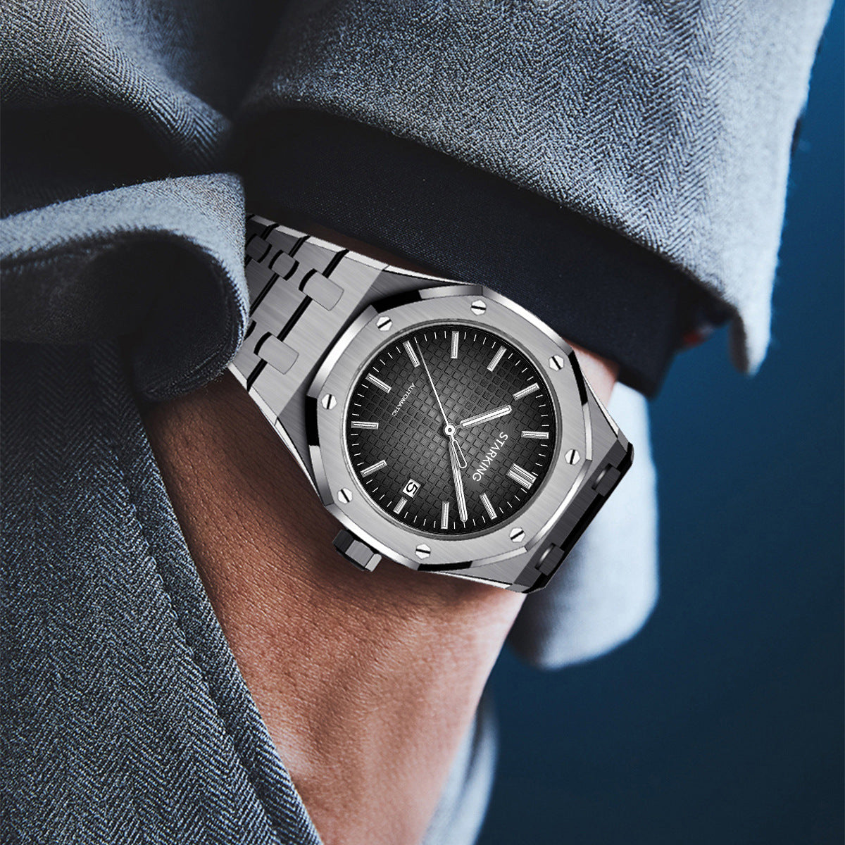 High-end automatic mechanical sapphire watch