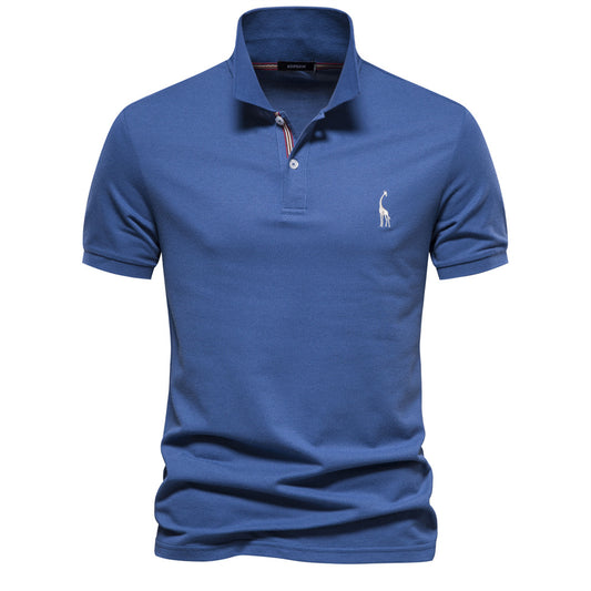 Men's Cotton Embroidered Polo Shirt