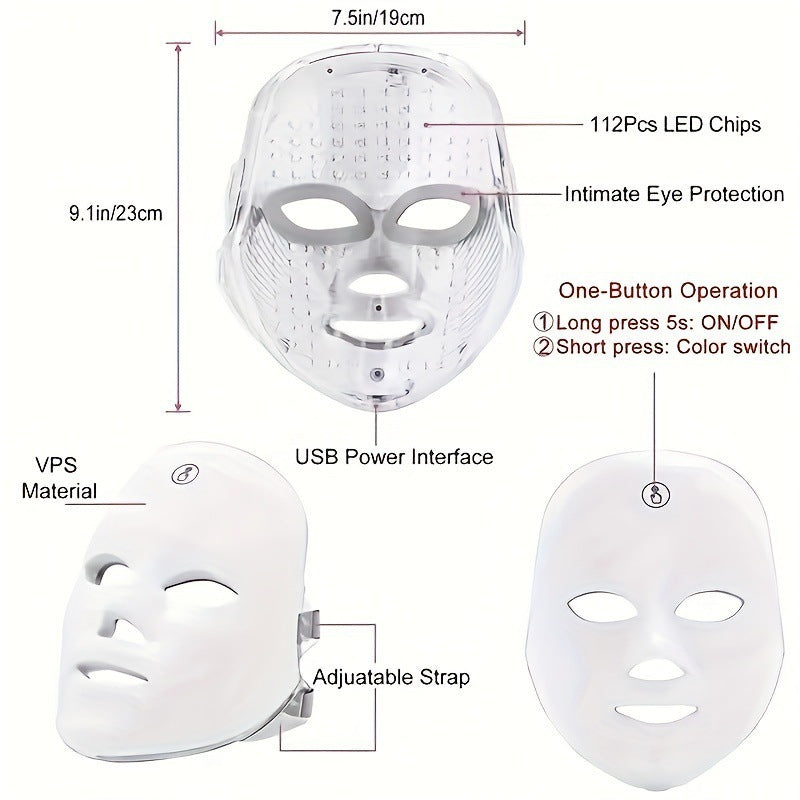 Seven-color spectral mask