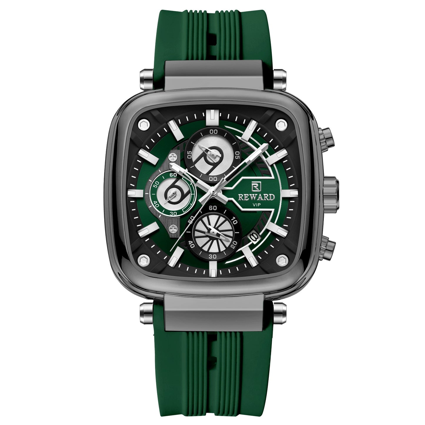 Square Sports Chronograph Mens Watch
