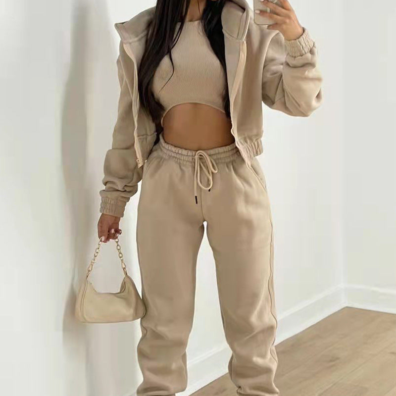 Women's Casual Hooded Sweatshirt and Pants