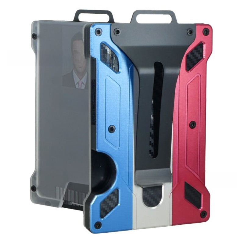 Aluminum alloy business card holder