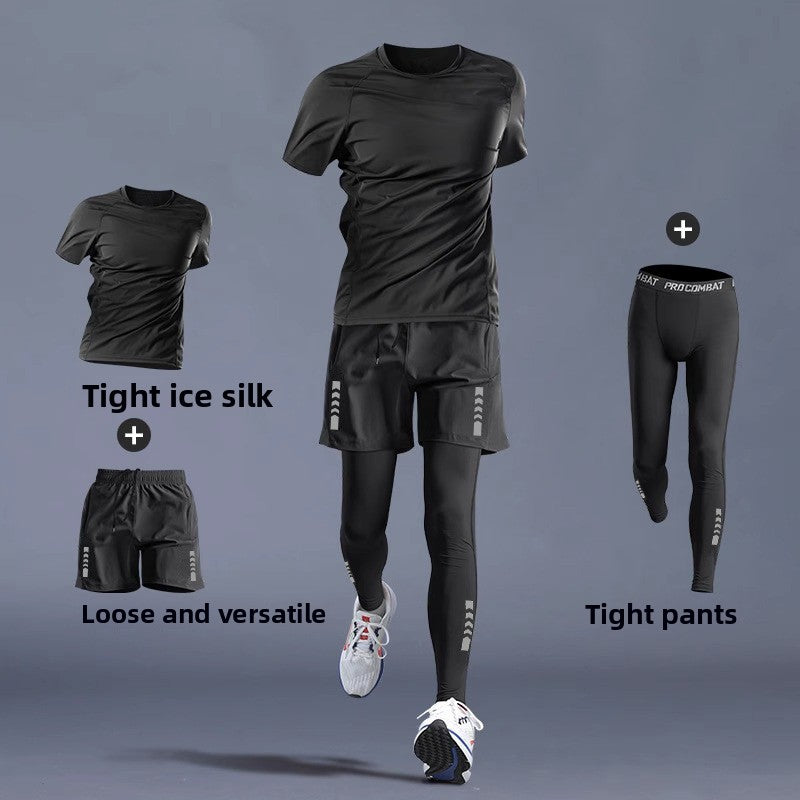 Tight-fit Men's Quick-Drying Sports Suit
