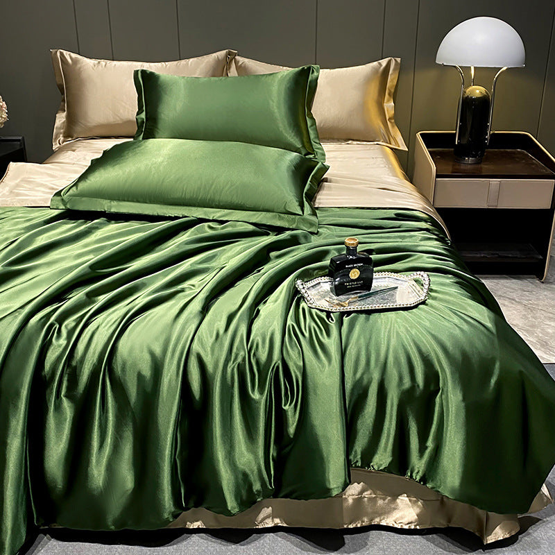 Luxury Silk Four-Piece Bedding