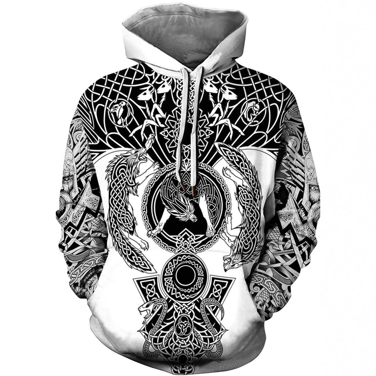 3D Digital Printing Hooded Sweater