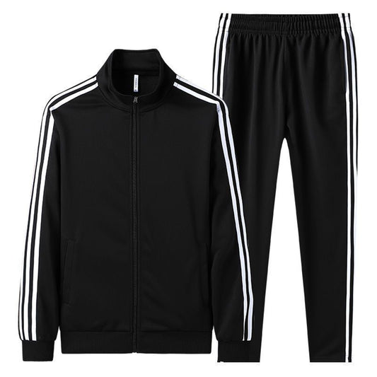Casual Sports Suit Stand Collar Cardigan and Pants Set