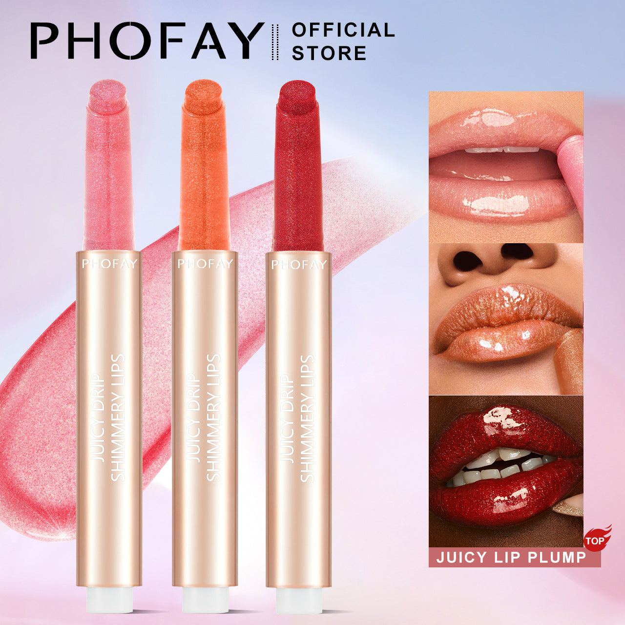 Plumping Lip Gloss with Mirror Finish