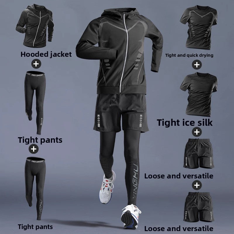 Tight-fit Men's Quick-Drying Sports Suit