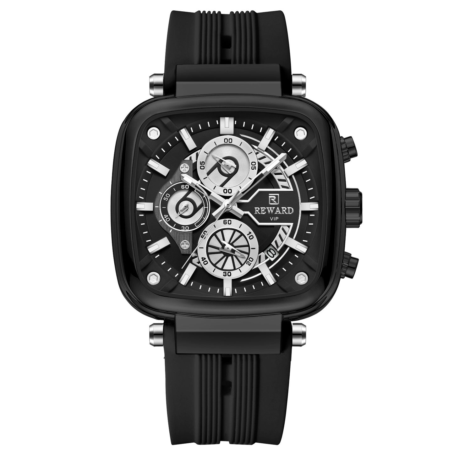 Square Sports Chronograph Mens Watch