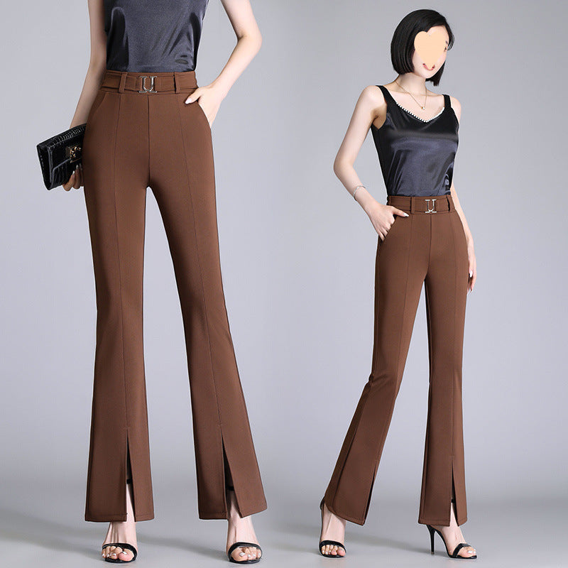 Pantalones acampanados para mujer 