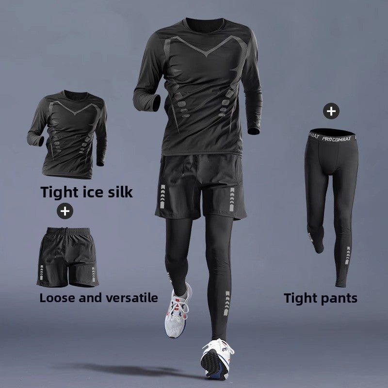 Tight-fit Men's Quick-Drying Sports Suit