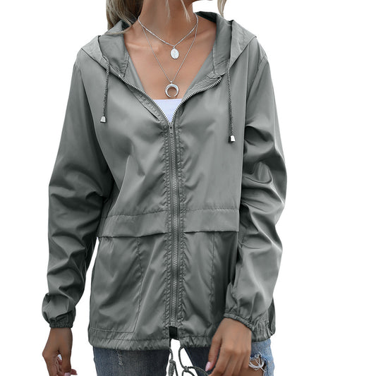 Lightweight Zipper Hoodie Jacket