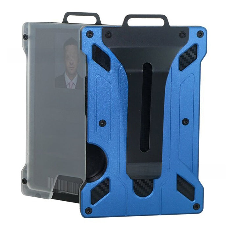 Aluminum alloy business card holder
