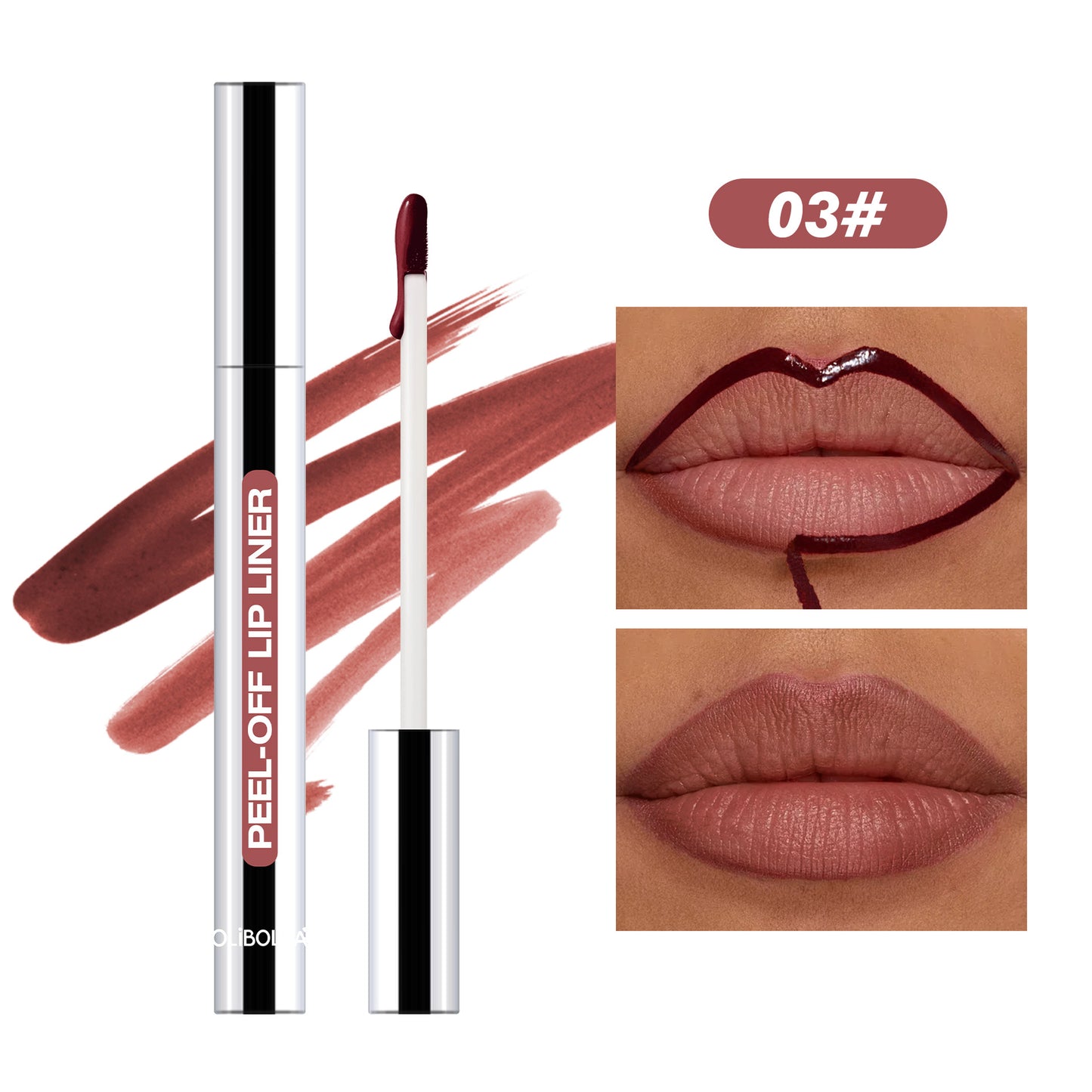 Peel-Off Lip Liner Moisturizing Long-Lasting