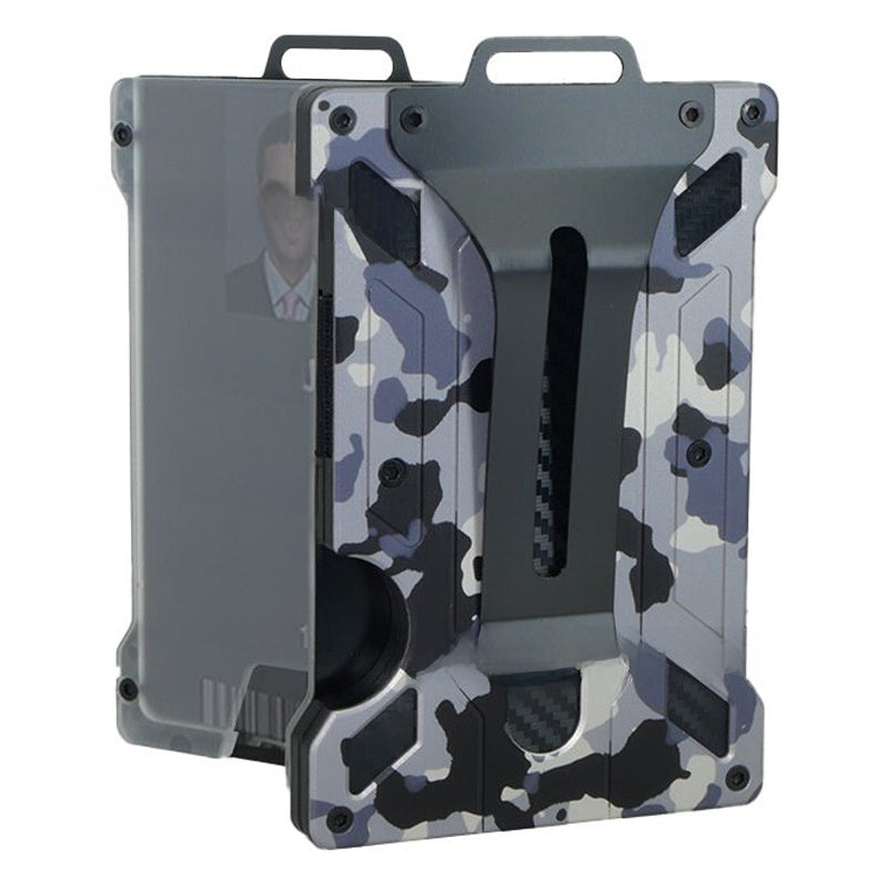 Aluminum alloy business card holder