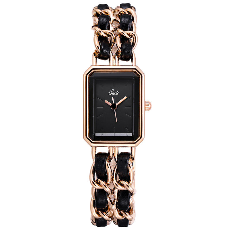 Luxury Square Dial Quartz Watch