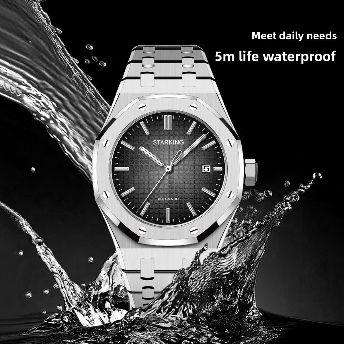 High-end automatic mechanical sapphire watch