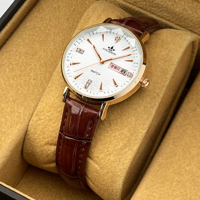 Quartz Movement Women's Glow-in-dark Watch