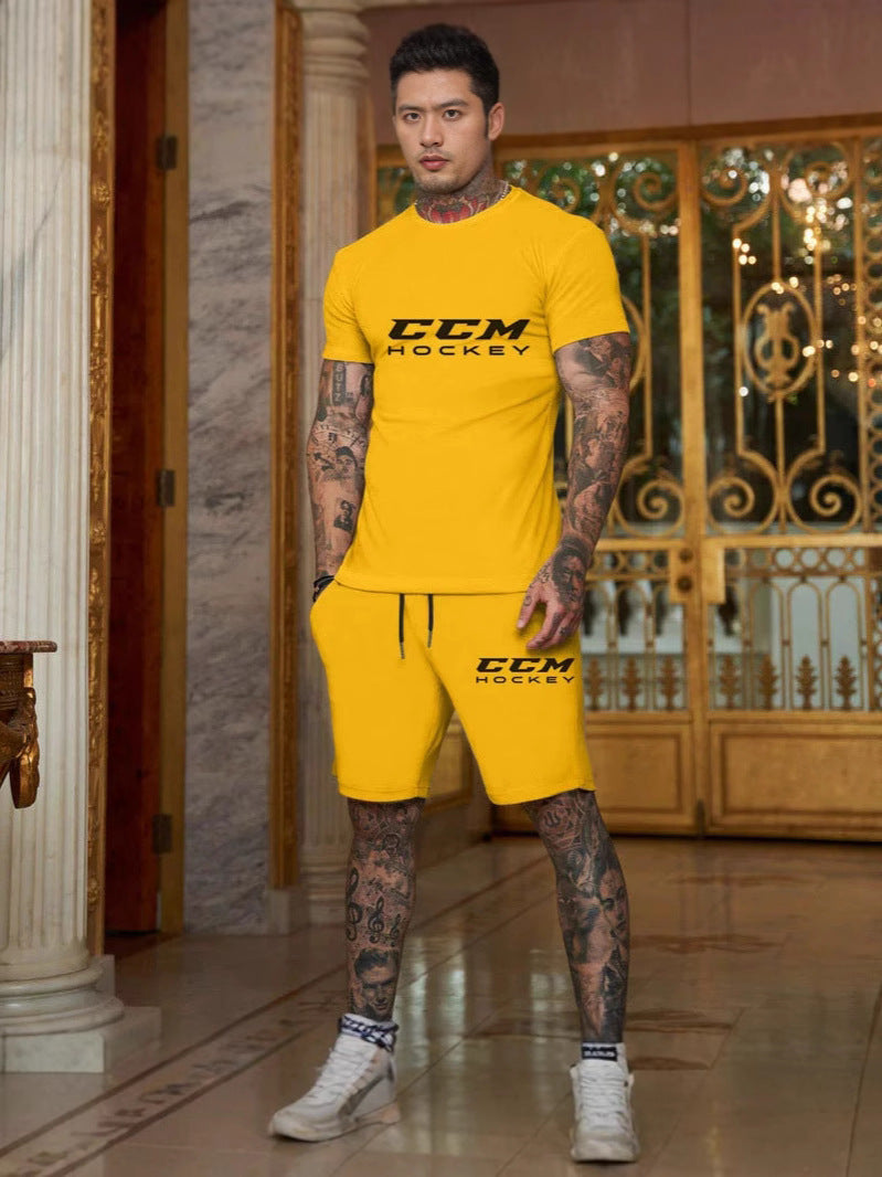 Men's Cotton T-Shirt and Shorts Set