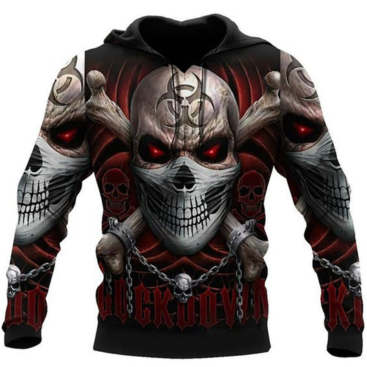 Men's Hooded Sweater Casual Pullover Streetwear
