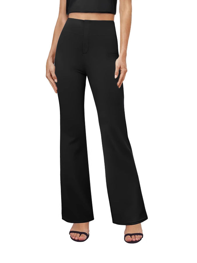 Pantalones deportivos de pierna ancha para mujer 