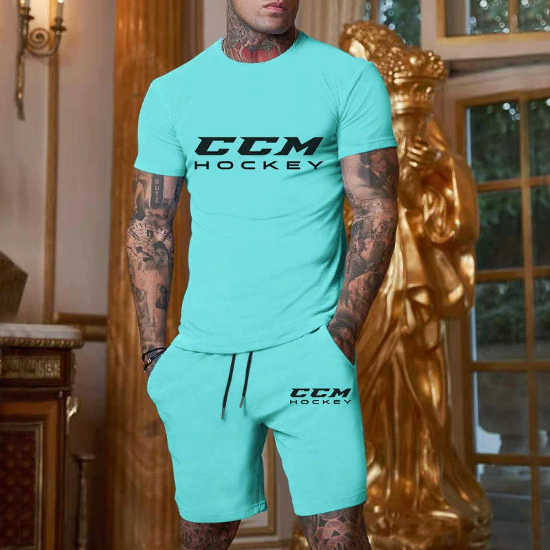 Men's Cotton T-Shirt and Shorts Set
