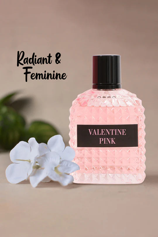 VALENTINE PINK SPRAY PERFUME EAU DE TOILETTE FOR WOMEN - 3.4 FL.OZ