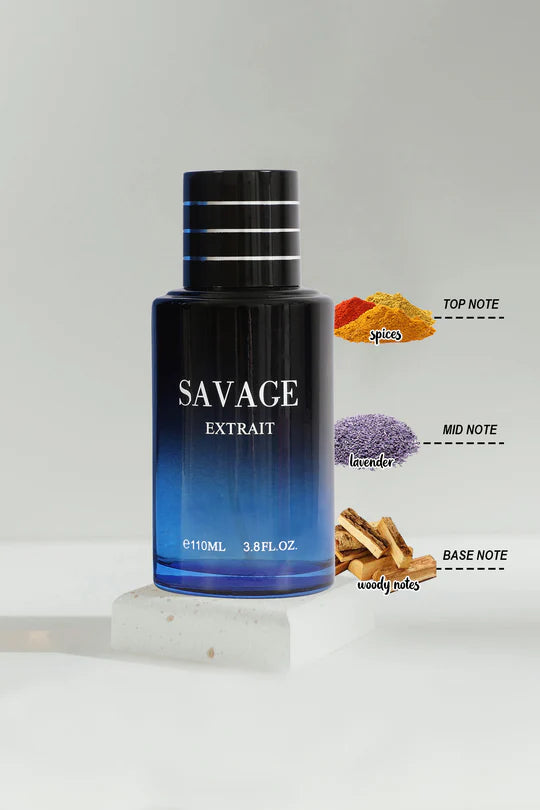 SAVAGE EXTRAIT SPRAY PERFUME EAU DE PARFUM FOR MEN -3.4FL.OZ.