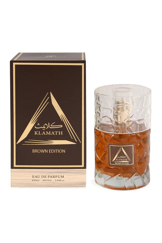 KLAMATH BROWN EDITION SPRAY PERFUME EAU DE PARFUM FOR MEN - 3.04FL.OZ.