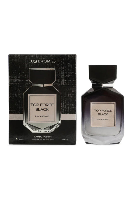 TOP FORCE BLACK COLOGNE SPRAY PERFUME EAU DE PARFUM FOR MEN -3.4FL.OZ.