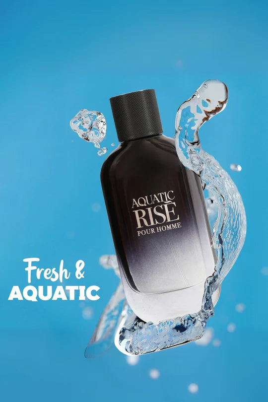 AQUATIC RISE COLOGNE SPRAY PERFUME EAU DE PARFUM FOR MEN - 3.4FL.OZ.