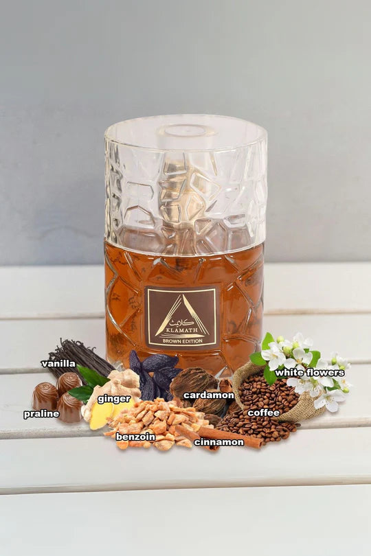 KLAMATH BROWN EDITION SPRAY PERFUME EAU DE PARFUM FOR MEN - 3.04FL.OZ.