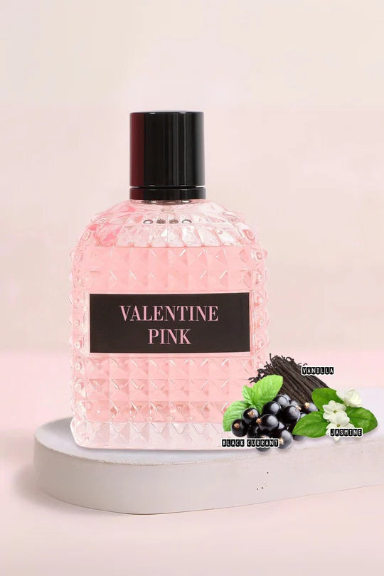 VALENTINE PINK SPRAY PERFUME EAU DE TOILETTE FOR WOMEN - 3.4 FL.OZ