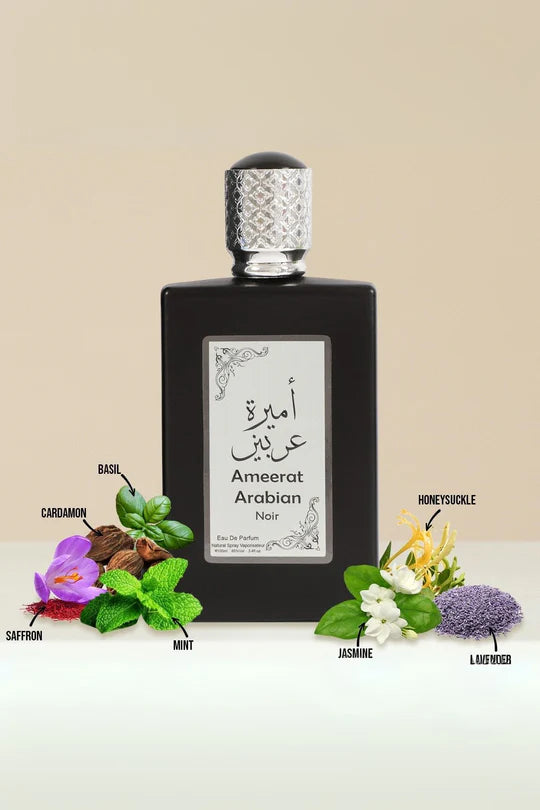 AMEERAT ARABIAN NOIR SPRAY PERFUME EAU DE PARFUM FOR MEN - 3.4FL.OZ.