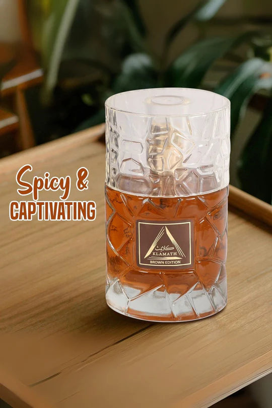 KLAMATH BROWN EDITION SPRAY PERFUME EAU DE PARFUM FOR MEN - 3.04FL.OZ.