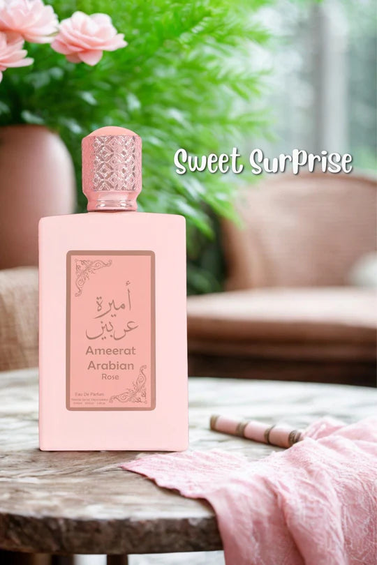 AMEERAT ARABIAN ROSE SPRAY PERFUME EAU DE PARFUM FOR WOMEN - 3.4FL.OZ.