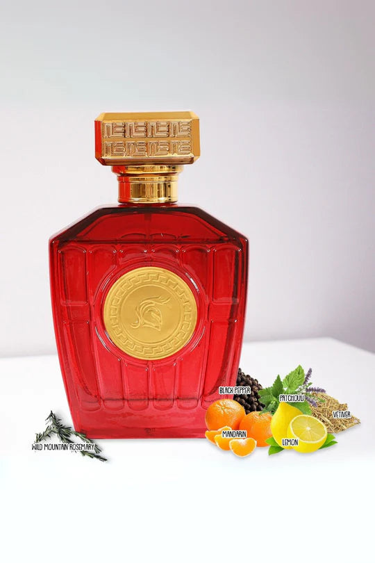 VERSION OF RED SPRAY PERFUME EAU DE PARFUM FOR MEN - 3.4FL.OZ.