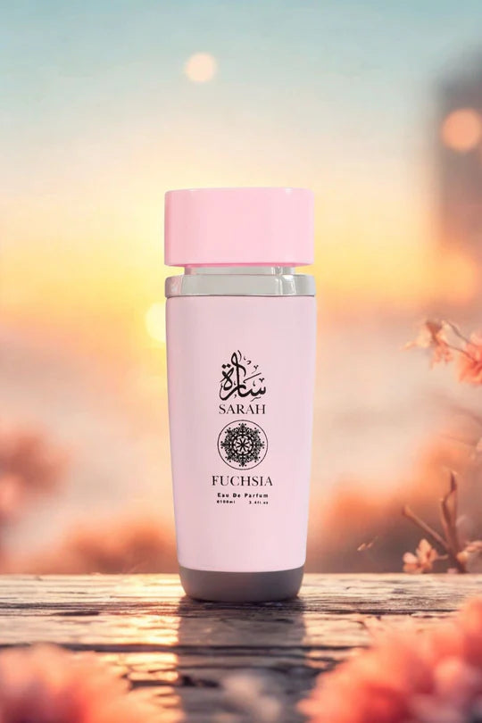 SARAH FUCHIA SPRAY PERFUME EAU DE PARFUM FOR WOMEN - 3.4 FL.OZ.