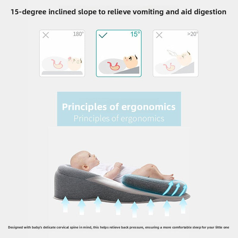 Infant Anti-Spill Slope Pillow
