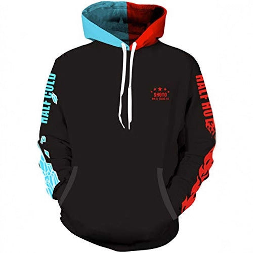 3D Digital Printing Hooded Sweatshirt