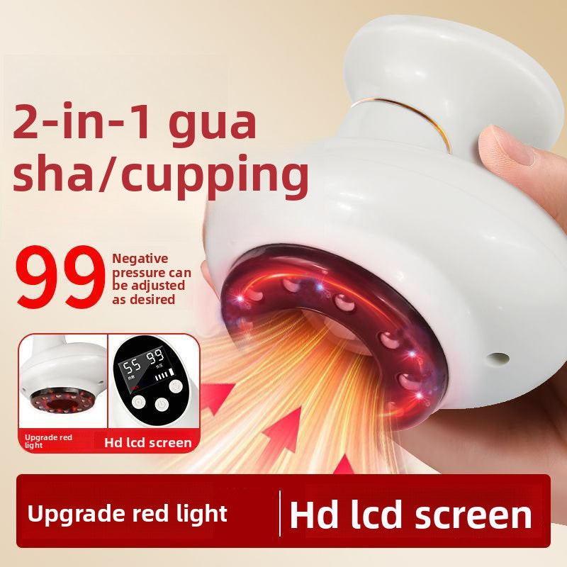 Electric Scraping Cupping Massager with Heating