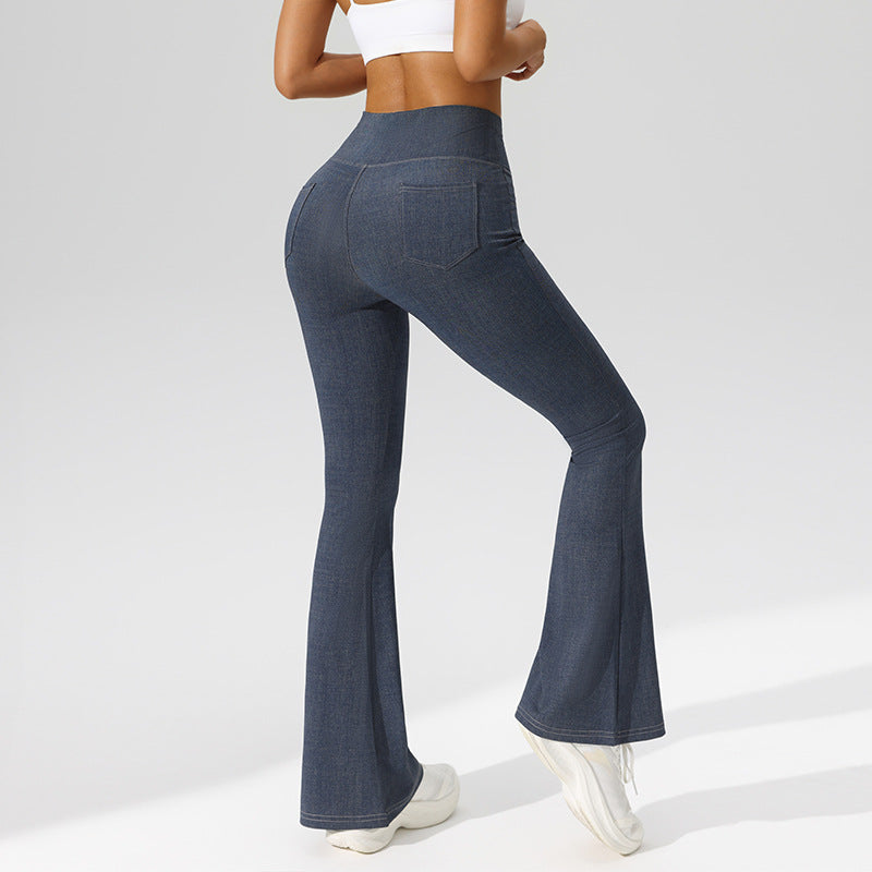 Women's High Waist Flared Pants