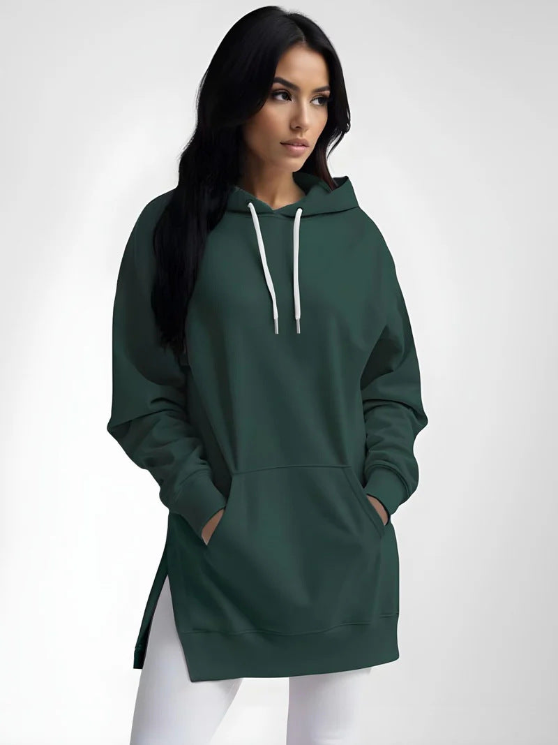 Womens Hooded Pullover Sweatshirt with Pocket