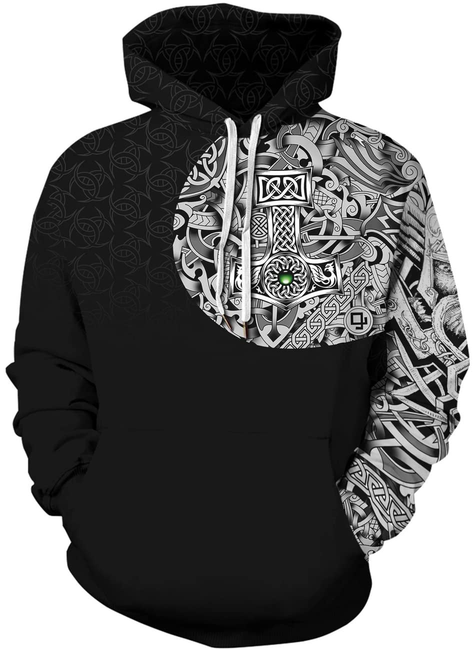 3D Digital Printing Hooded Sweater