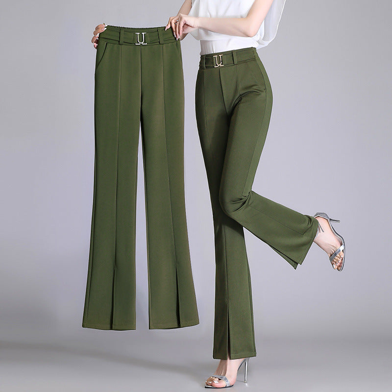 Pantalones acampanados para mujer 